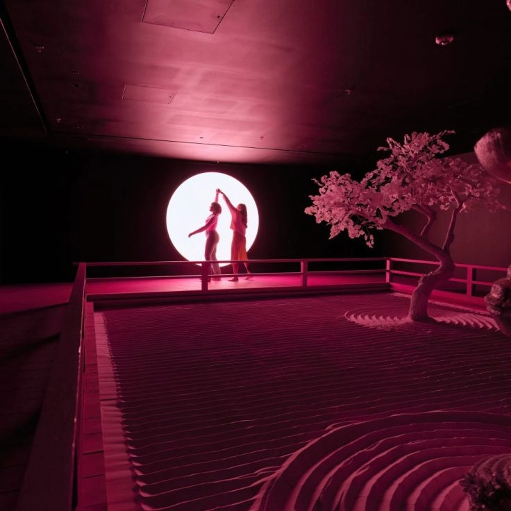 Lunar Garden by Daniel Arsham at Moco Museum London.